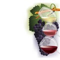 Vector wine motive background