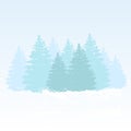 Vector winter background