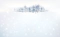 Vector winter background. Royalty Free Stock Photo