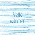 Vector winter grunge background in cold blue tones Royalty Free Stock Photo