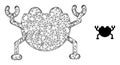Net Mesh Artificial Nanobot Icon
