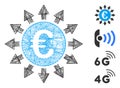 Linear Euro Payments Vector Mesh