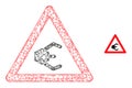 Linear Mesh Nanobot Warning Icon