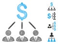 Network Shareholders Vector Mesh