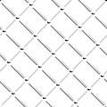 Vector wire mesh seamless pattern. Gray wire mesh isolated on white background. Royalty Free Stock Photo