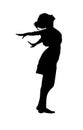 Vector woman lady girl silhouette