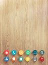 Vector wood plank background Royalty Free Stock Photo