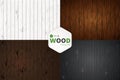 Vector wood texture. background old panels. Grunge retro vintage wooden texture, vector background Royalty Free Stock Photo