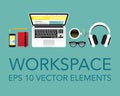 Vector workspace elements