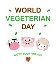World Vegetarian Day illustration
