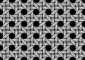 Vector woven decorative seamless pattern