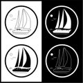 Vector yacht icons