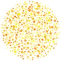 Vector yellow stars background element in flat style