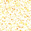 Vector yellow stars background element in flat style