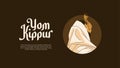 vector yom kippur background template Royalty Free Stock Photo