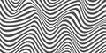 Vector zebra wavy concept abstract flat background