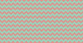 Vector zigzag chevron stipes seamless pattern, living coral turquoise green Royalty Free Stock Photo