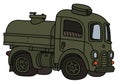 The funy old military tank truck Royalty Free Stock Photo