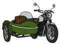 The retro green sidecar