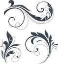 Vectorized Scroll Design Royalty Free Stock Photo