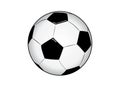 Vectorized Soccer Ball Royalty Free Stock Photo