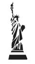 Vectorized Statue of Liberty Royalty Free Stock Photo