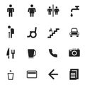 Vectors pictogram symbol icon entrance toilet shopping