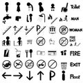 Vectors symbol icon toilet shopping