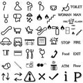 Vectors symbol icon toilet shopping