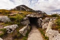 Vedahaugane entrance to bear cave, Norway