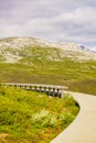 Vedahaugane rest stop in Norway