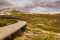 Vedahaugane rest stop in Norway