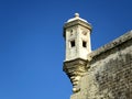 The Eye & Ear Vedette (Gardjola) in Safe Heaven Garden, Senglea, Three Cities, MALTA Royalty Free Stock Photo