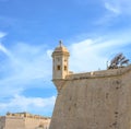 The Vedette Watchtower in Senglea,Malta Royalty Free Stock Photo