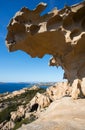 Veduta dalla Roccia dell`orso a Palau Sardegna Royalty Free Stock Photo