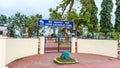 Veer Savarkar Park is located right in front of the Cellular Jail in Port Blair, Andaman