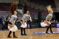 VEF Riga cheerleaders in action.
