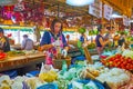 The veg salads in Tanin Market, Chaing Mai, Thailand