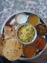 Veg Thali in india