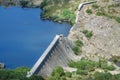 Vega de Tera broken dam in Zamora, Spain Royalty Free Stock Photo