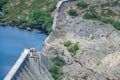 Vega de Tera broken dam in Zamora, Spain Royalty Free Stock Photo