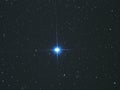 Night sky stars Vega star in Lira constellation Royalty Free Stock Photo