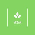 Vegan concept line icon