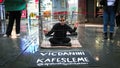 Vegan protest of animal slavery in Izmir, Turkey