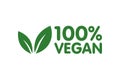 Vegan Bio, Ecology, Organic logo and icon, label, tag. Green leaf icon on white background