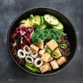 Vegetarian buddha bowl