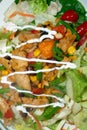 Vegan Chicken Salad Close Up With mayonnaise