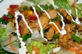 Vegan Chicken Salad Close Up With mayonnaise