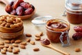 Vegan date spread with almonds sugar-free