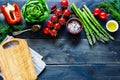 Vegan and diet cooking Royalty Free Stock Photo